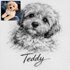 Custom Charcoal Pencil Portrait