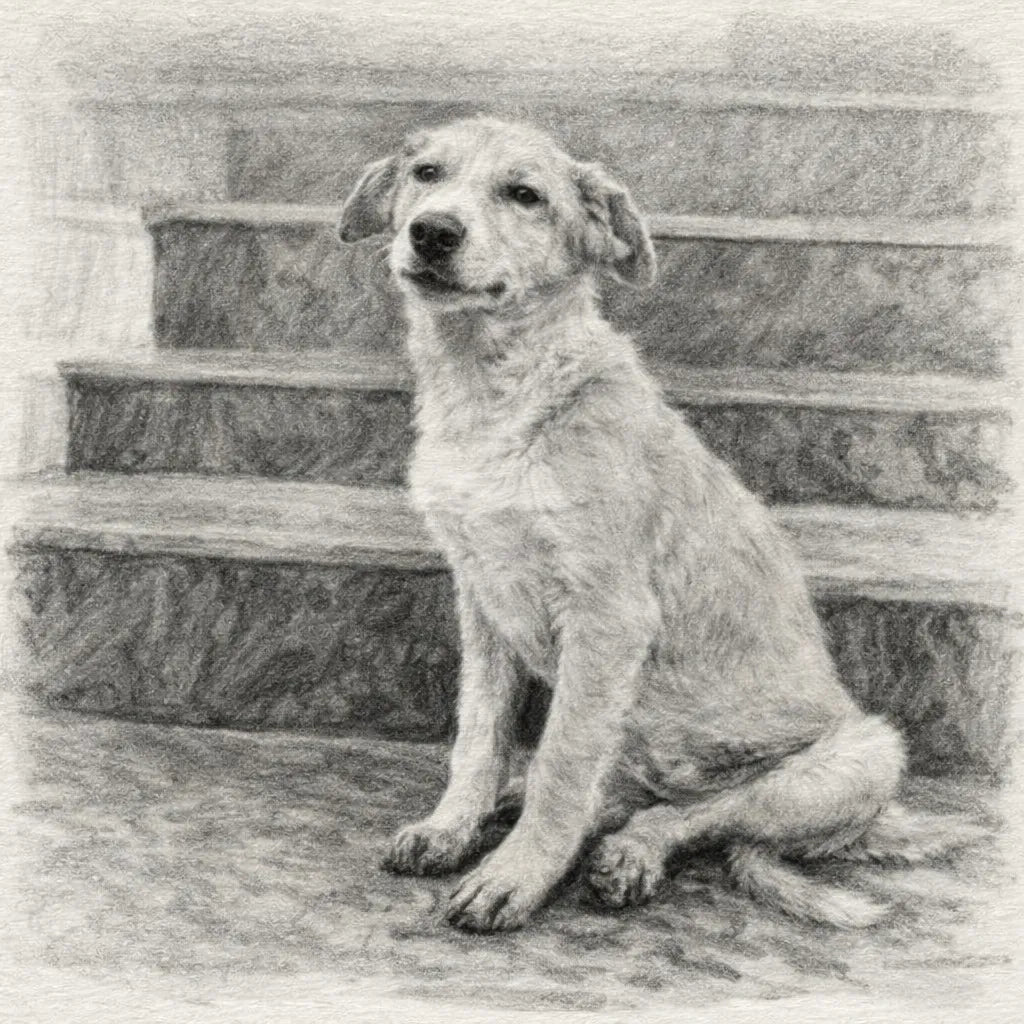 Custom Charcoal Pencil Portrait